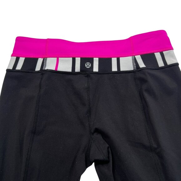 Lululemon Quilted Hem Vintage OG Groove Pant Black Size 8 Tall - Picture 4 of 6